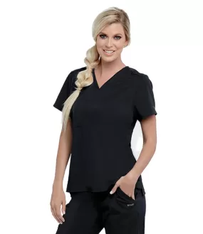 Barco Grey's Anatomy  SpandexStretch GVST028 Women's Tuck In V-Neck Top