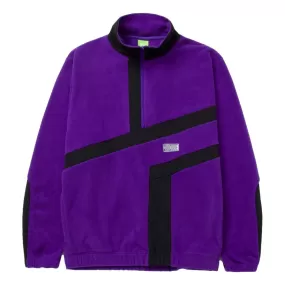 HUF RANGE QUARTER ZIP POLAR FLEECE-PURPLE