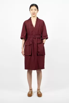 Pocket Dress Bordeaux