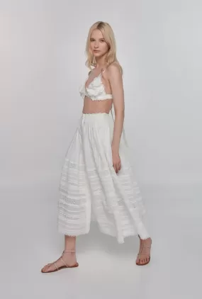 Waimari - Camila Midi Skirt - White